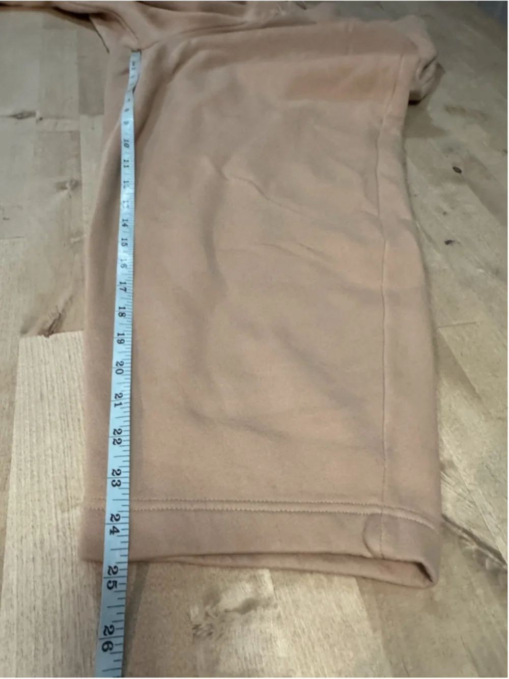 Nike Fleece High-Waisted Joggers Womens Sz XL Tan Ankle Sweatpant